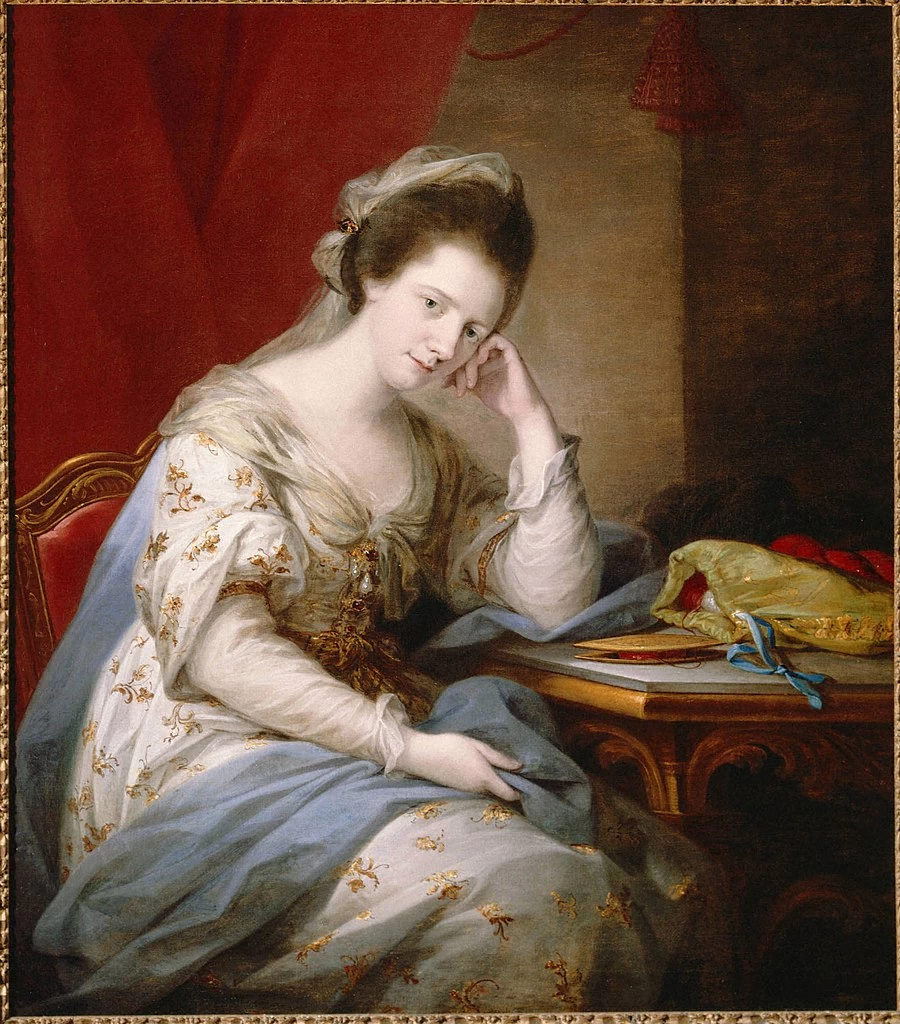 Angelika Kauffmann - Barbara St. John Bletsoe, contessa di Coventry, Museo d'arte dell'Università di Princeton